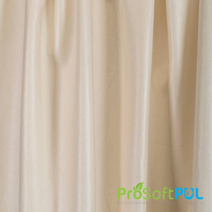 ProSoft® Organic Cotton Fleece Waterproof Eco-PUL™ Silver Fabric Natural Used for Jacket Liners