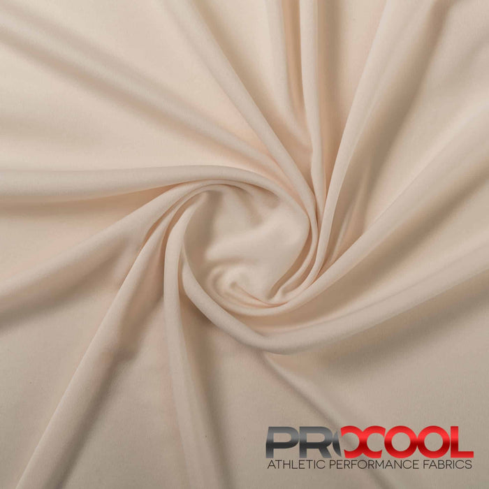 Versatile ProCool® Performance Interlock CoolMax Fabric (W-440-Yards) in Cream for Feminine Pads. Beauty meets function in design.