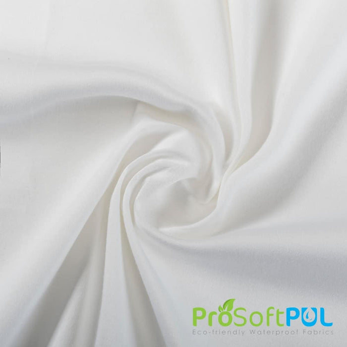 ProSoft FoodSAFE® Organic Cotton Interlock Waterproof PUL Fabric White Used for Period panties