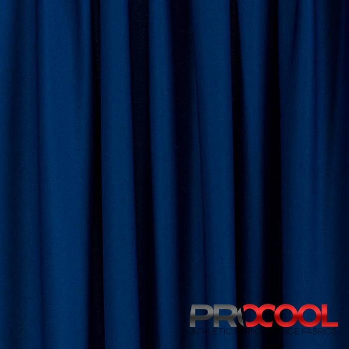 Introducing ProCool® Dri-QWick™ Sports Pique Mesh Silver CoolMax Fabric (W-529) with BPA Free in Saturn Blue for exceptional benefits.