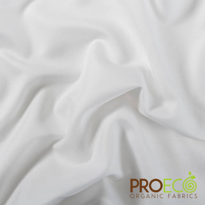 ProECO® Organic Cotton Twill Fabric White Used for Crib Bumpers