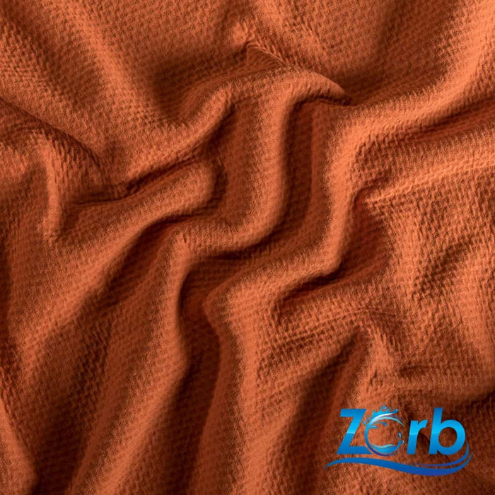 Zorb® Fabric: 3D Organic Cotton Dimple (W-231) Ember
