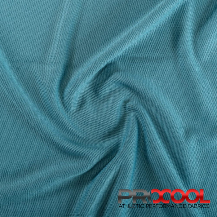 Luxurious ProCool® Dri-QWick™ Sports Pique Mesh CoolMax Fabric (W-514) in Denim Blue, designed for Bikewears. Elevate your craft.