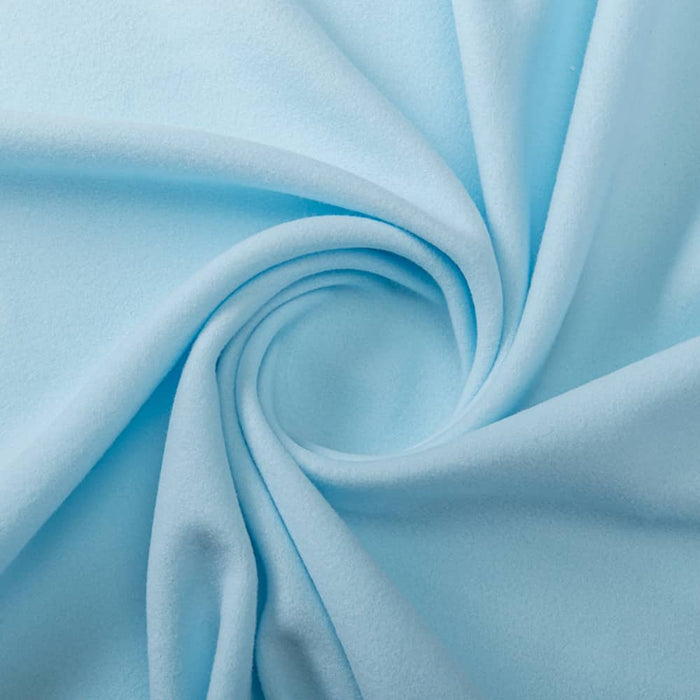 ProCool® Dri-QWick™ Sports Fleece CoolMax Fabric (W-212) in Light Blue, ideal for Pajamas. Durable and vibrant for crafting.