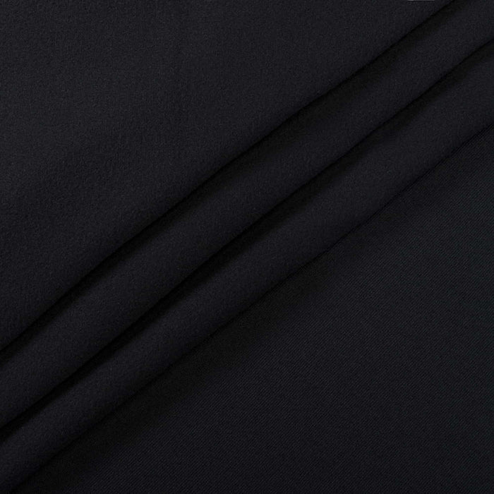 Choose sustainability with our ProCool FoodSAFE® Medium Weight Soft Fleece Fabric (W-344), in Black is designed for Child Safe