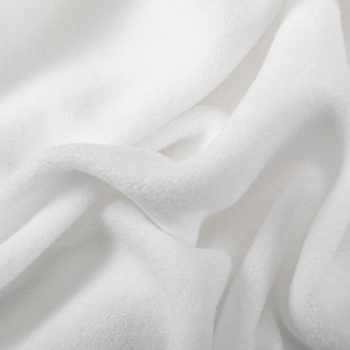 ProCool® Dri-QWick™ Sports Fleece CoolMax Fabric (W-212) in White, ideal for Active Wear. Durable and vibrant for crafting.
