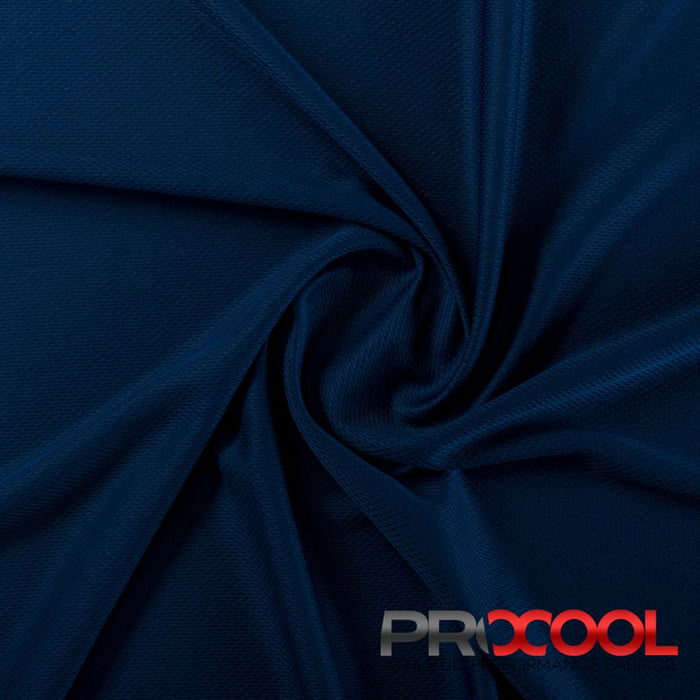 ProCool FoodSAFE® Light-Medium Weight Supima Cotton Fabric (W-345) in Sports Navy is designed for HypoAllergenic. Advanced fabric for superior results.