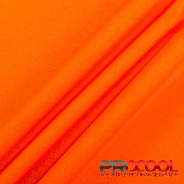 Introducing ProCool® Performance Interlock CoolMax Fabric (W-440-Rolls) with Breathable in Blaze Orange for exceptional benefits.
