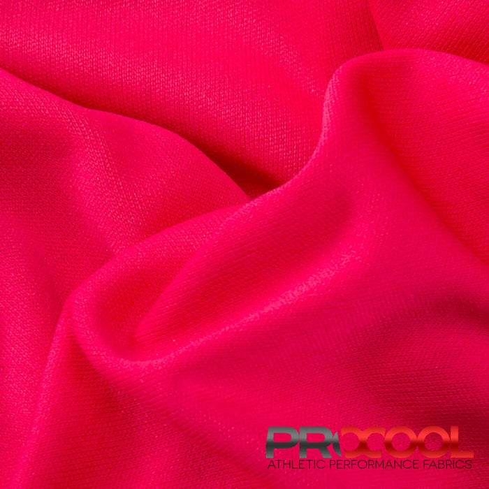 ProCool FoodSAFE® Lightweight Lining Interlock Fabric (W-341) in Magenta  with HypoAllergenic. Perfect for high-performance applications. 