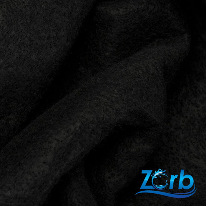 Zorb® Original Fabric Black 60'' Wide / Zorb Original Super Absorbent  Textile 
