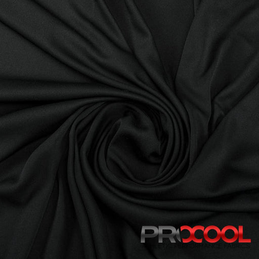 Craft exquisite pieces with ProCool® Heavy Performance Interlock Silver CoolMax Fabric (W-652) in Black. Specially designed for Feminine Pads. 