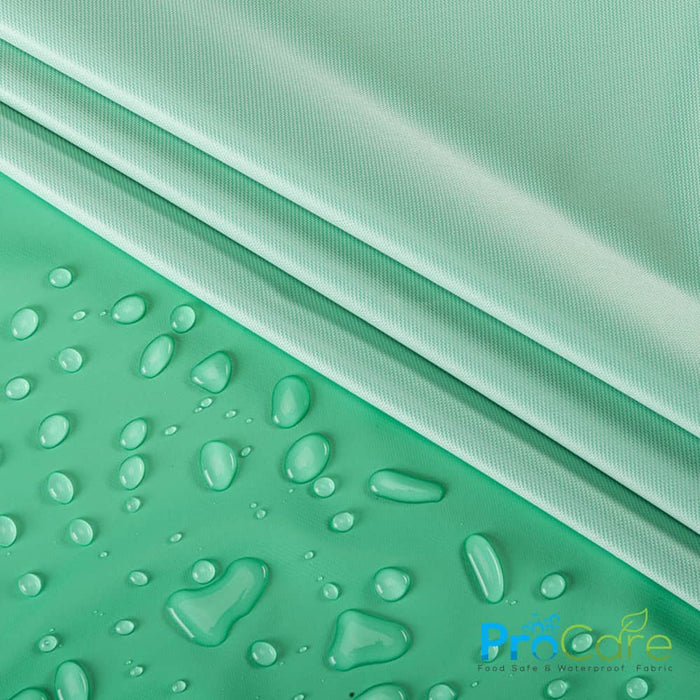 ProCare® Food Safe Heavy Duty Waterproof Fabric (W-444) in Medical Green is designed for Child Safe. Advanced fabric for superior results.