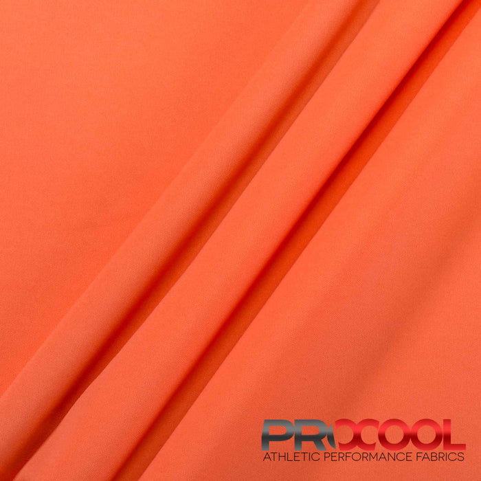 Craft exquisite pieces with ProCool® Performance Interlock Silver CoolMax Fabric (W-435-Rolls) in Living Coral. Specially designed for Dog Diapers. 