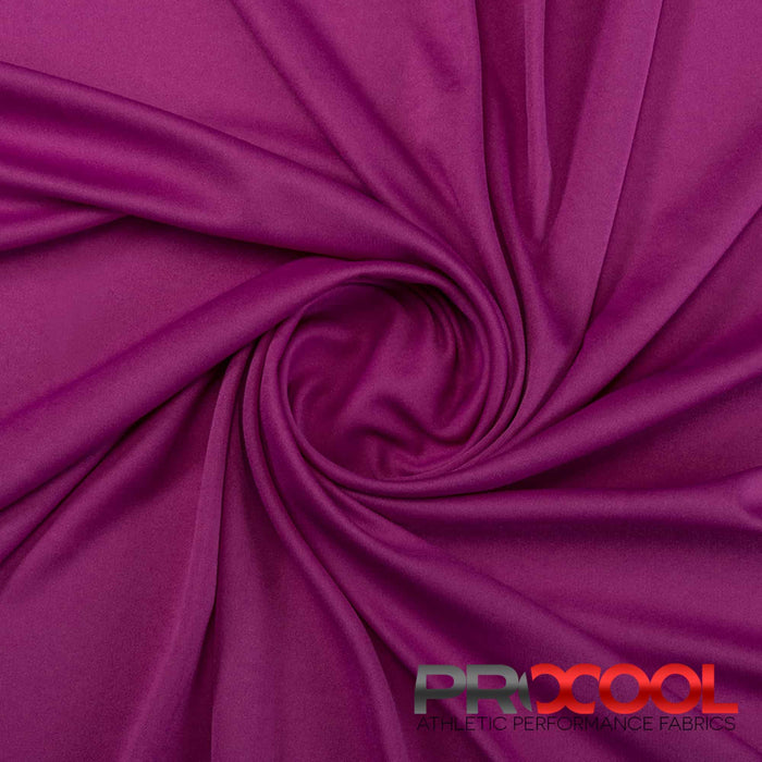 ProCool® Performance Interlock Silver CoolMax Fabric (W-435-Rolls) in Rich Orchid with HypoAllergenic. Perfect for high-performance applications. 