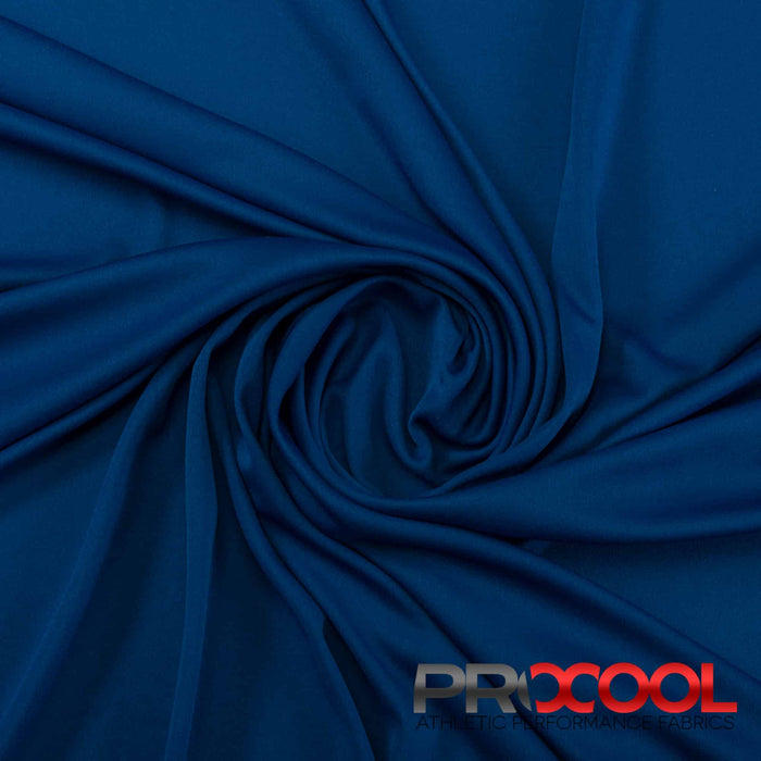 ProCool FoodSAFE® Lightweight Lining Interlock Fabric (W-341) in Saturn Blue is designed for Child Safe. Advanced fabric for superior results.
