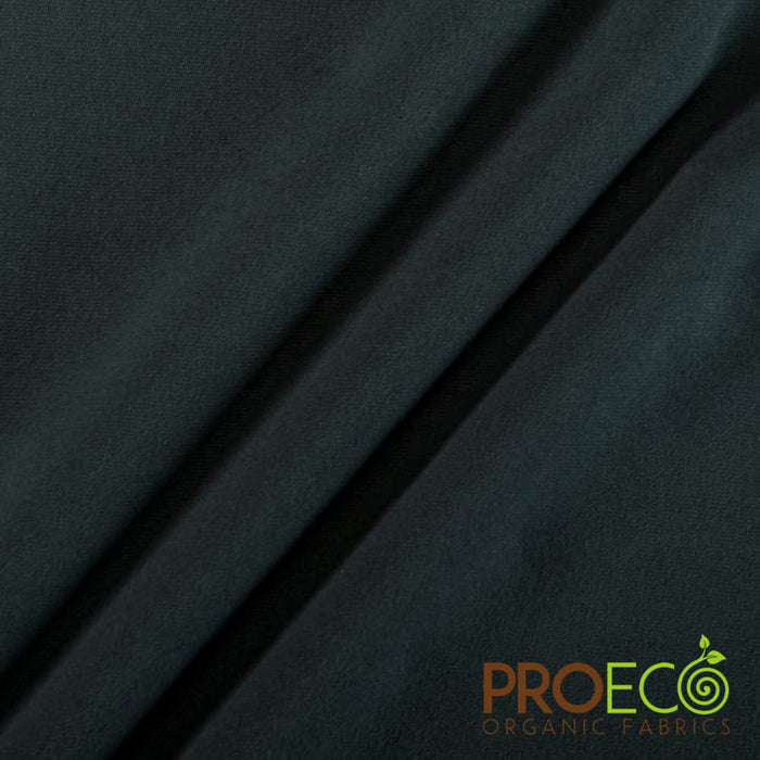 ProECO® Stretch-FIT Heavy Organic Cotton Jersey Silver Fabric Forest Night Used for Cage liners