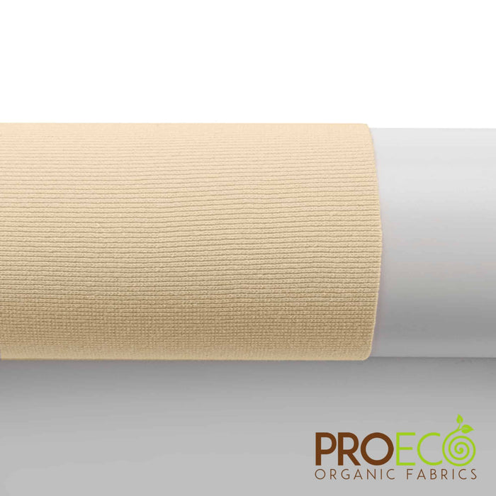 ProECO® Stretch-FIT Heavy Organic Cotton Rib Fabric (W-414)-Wazoodle Fabrics-Wazoodle Fabrics