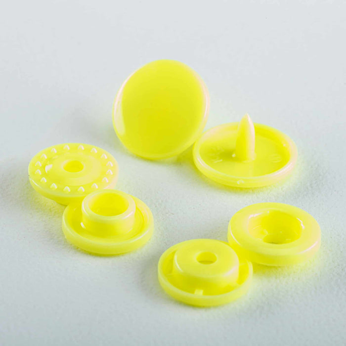 KAM Plastic Snaps Button Snap Fasteners Size 20 Complete Set B7 Yellow -  KAMsnaps®