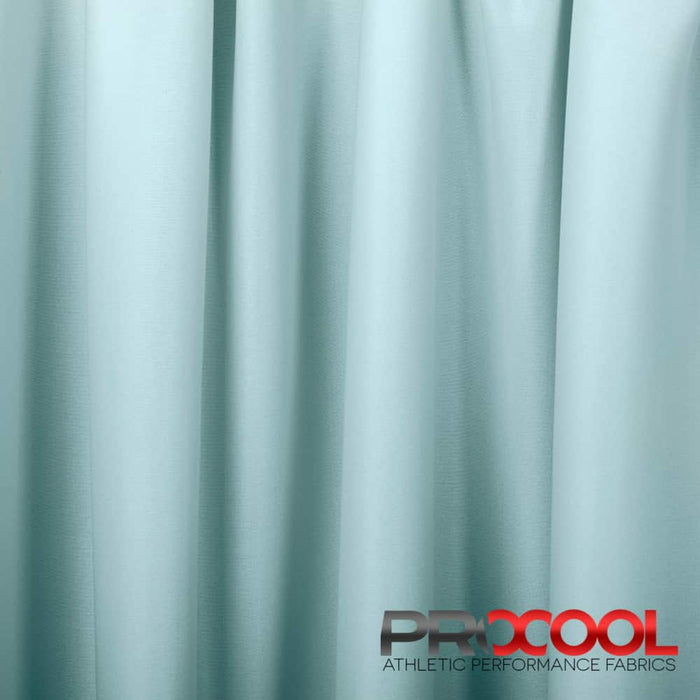 Experience the HypoAllergenic with ProCool FoodSAFE® Lightweight Lining Interlock Fabric (W-341) in Baby Blue. Performance-oriented.