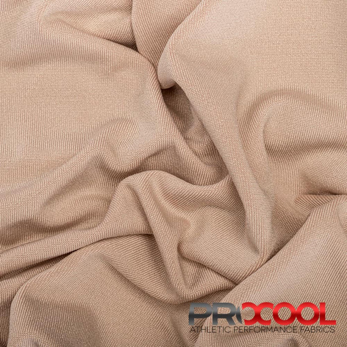 Choose sustainability with our ProCool FoodSAFE® Medium Weight 360° Stretch Fabric (W-342), in Nude is designed for Latex Free
