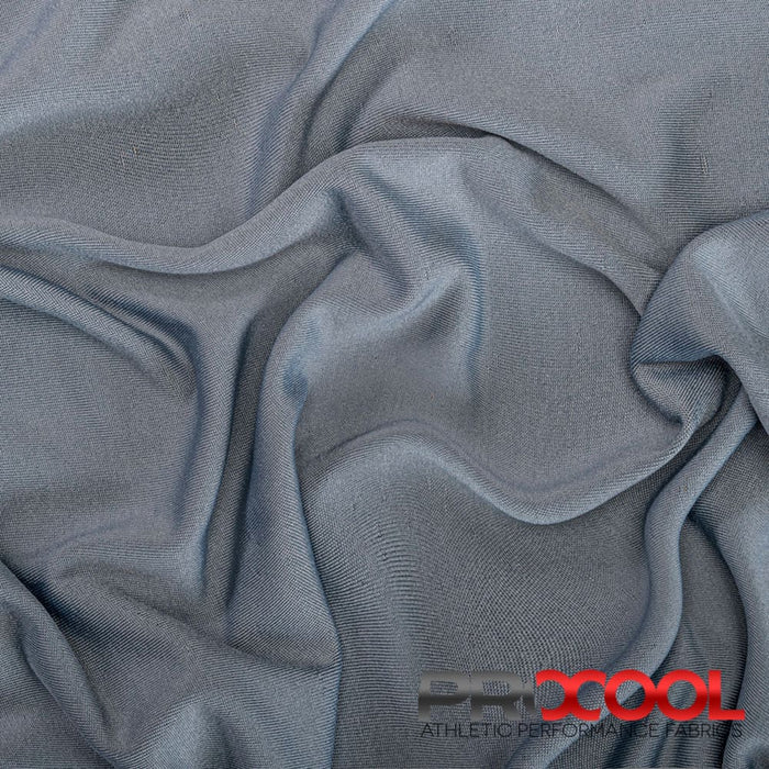 Stay dry and confident in our ProCool FoodSAFE® Medium Weight 360° Stretch Fabric (W-342) with Latex Free in Stone Grey