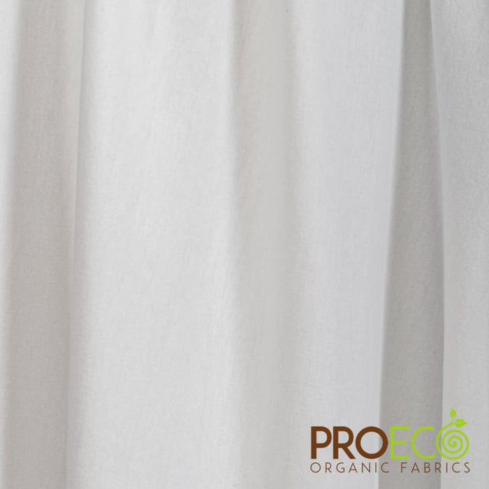 ProECO® Stretch-FIT Organic Cotton SHEER Jersey LITE Fabric (W-614)