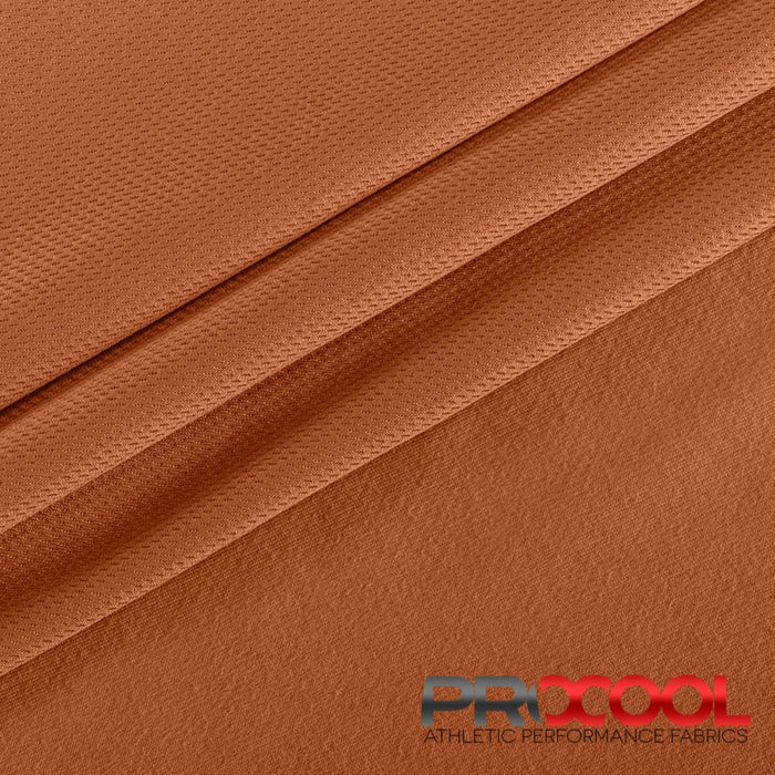 ProCool FoodSAFE® Light-Medium Weight Supima Cotton Fabric (W-345) with Dri-Quick in Gingerbread. Durability meets design.