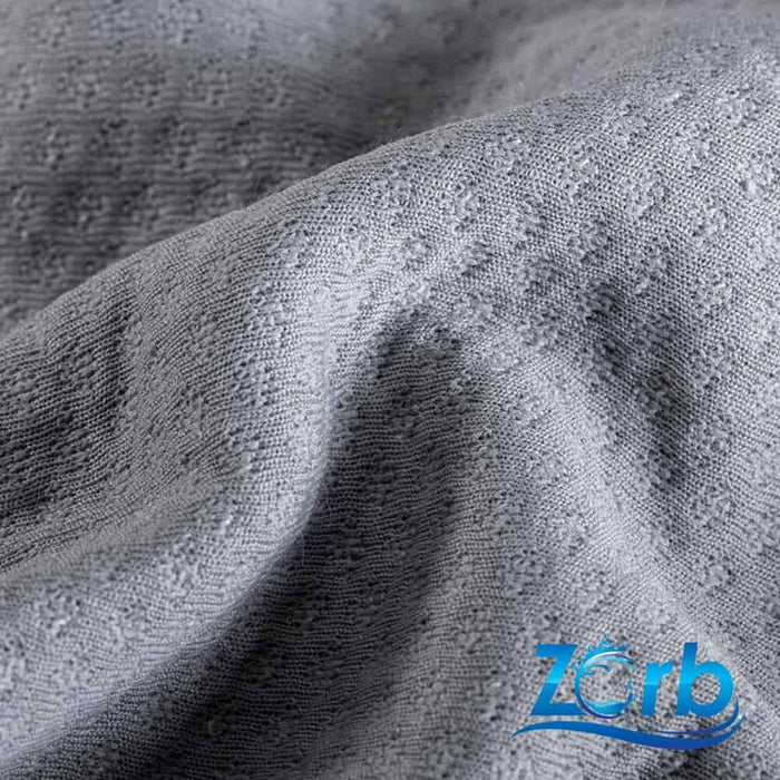 Zorb® 3D Stay Dry Dimple Silver Fabric With SILVADUR™ by the Metre