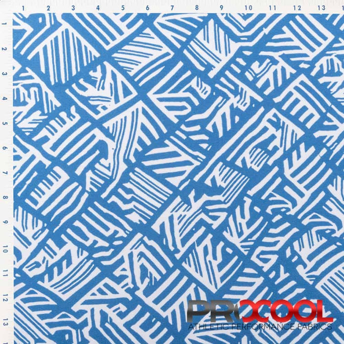 Discover the ProCool® Performance Interlock Print CoolMax Fabric (W-513) Perfect for Circus Tricks. Available in Sevilla. Enrich your experience