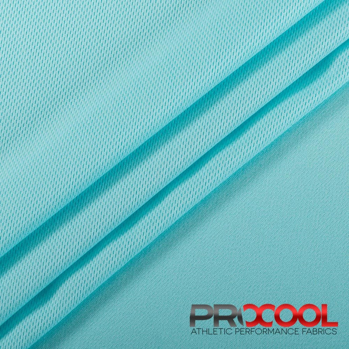 Craft exquisite pieces with ProCool® Dri-QWick™ Jersey Mesh Silver CoolMax Fabric (W-433) in Seaspray. Specially designed for Short Liners. 
