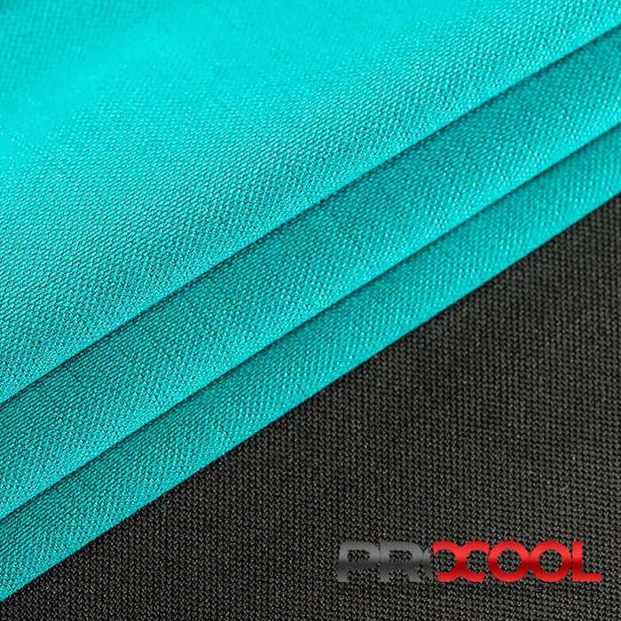Meet our ProCool FoodSAFE® Medium Weight Xtra Stretch Jersey Fabric (W-346), crafted with top-quality Dri-Quick in Deep Teal/Black for lasting comfort.