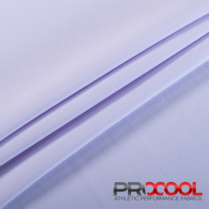 Craft exquisite pieces with ProCool® Dri-QWick™ Sports Pique Mesh Silver CoolMax Fabric (W-529) in Arctic White. Specially designed for T-Shirts. 