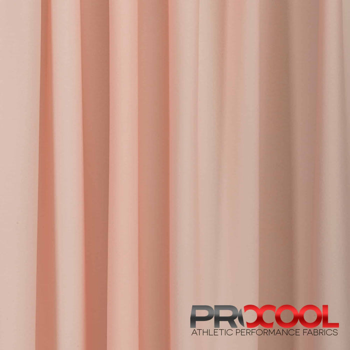Experience the HypoAllergenic with ProCool® Performance Interlock Silver CoolMax Fabric (W-435-Rolls) in Millennial Pink. Performance-oriented.