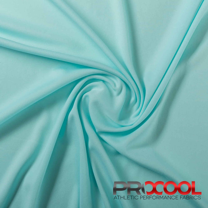 Experience the Vegan with ProCool FoodSAFE® Lightweight Lining Interlock Fabric (W-341) in Seaspray. Performance-oriented.