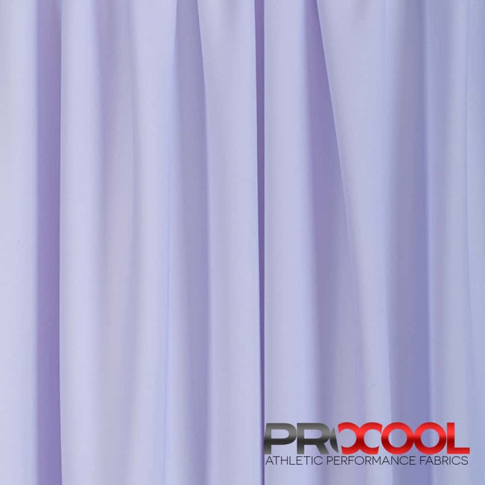Experience the Medium-Heavy Weight with ProCool® Dri-QWick™ Sports Pique Mesh Silver CoolMax Fabric (W-529) in Arctic White. Performance-oriented.