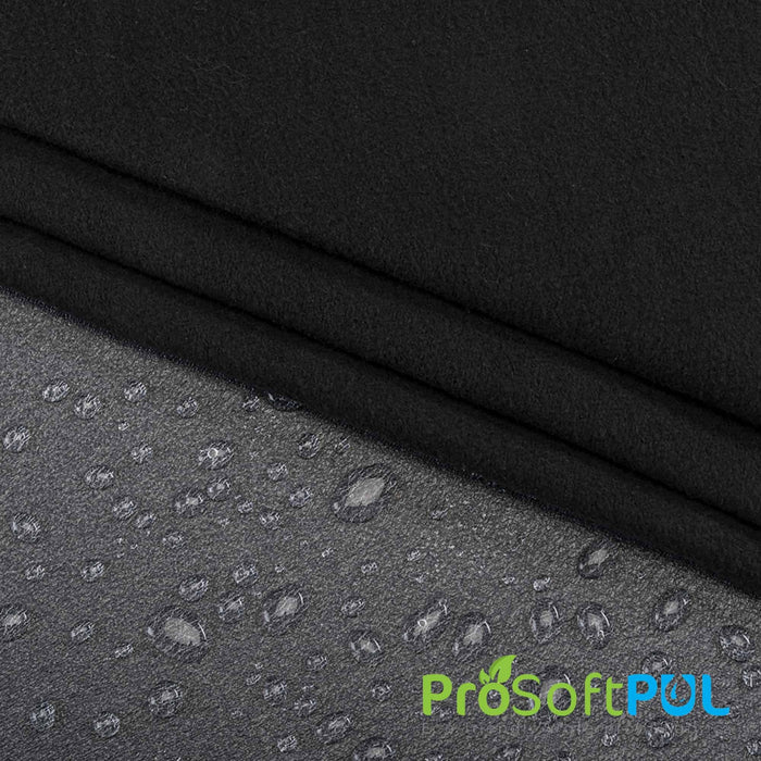 ProSoft® Stretch-FIT Organic Cotton Fleece Waterproof Eco-PUL™ Silver Black Used for Jackets
