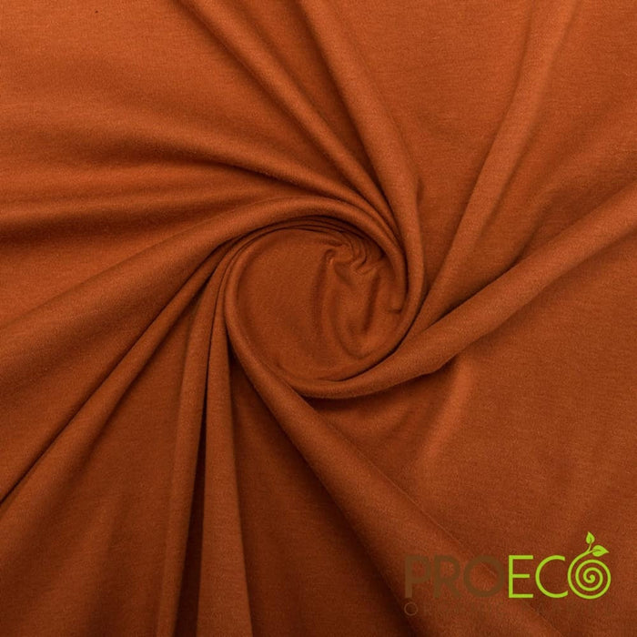 ProECO® Organic Cotton Interlock Fabric Gingerbread Used for Scarves