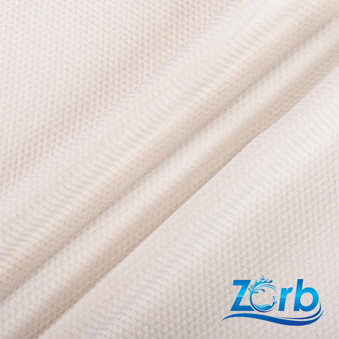 Zorb® Fabric: 3D Stay Dry Dimple Fabric (W-229) Natural