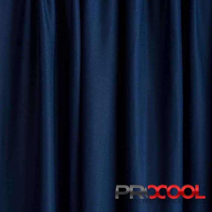 ProCool FoodSAFE® Medium Weight Xtra Stretch Jersey Fabric (W-346) with Stretch-Fit in Sports Navy/Black. Durability meets design.