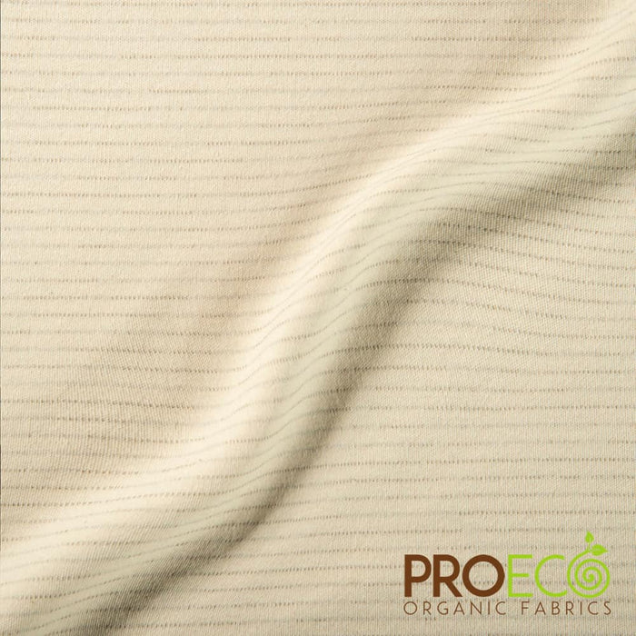 ProECO® Organic Cotton Interlock SmartSilver® Fabric Natural Used for Bathing Suits