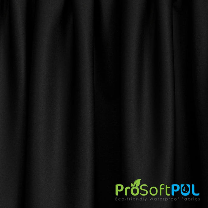 ProSoft® Nylon Waterproof Eco-PUL™ Fabric Black Used for Jacket Liners