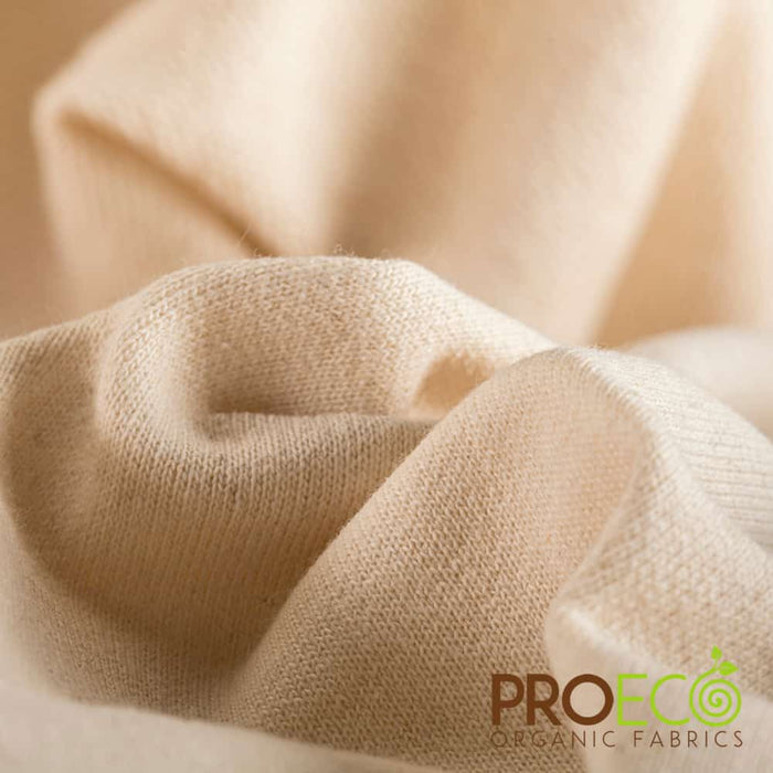 ProECO® Organic Cotton French Terry Fabric Natural Used for Pet booties