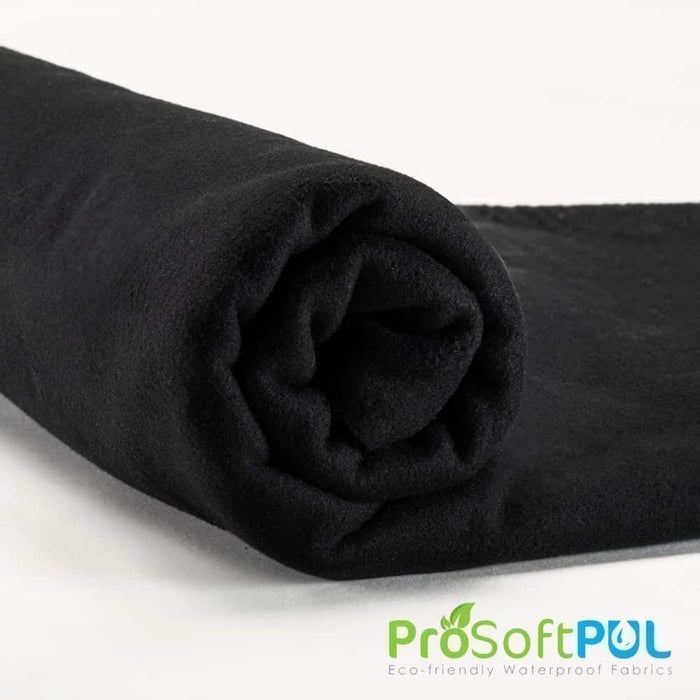 ProSoft® Designer Fleece Waterproof CORE Eco-PUL™ Fabric Black/Natural Used for Snack bags