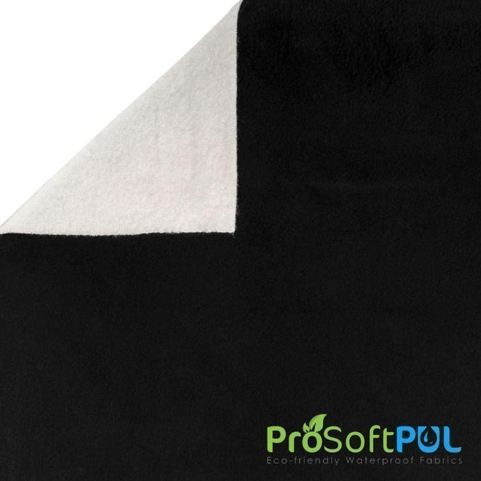ProSoft® Designer Fleece Waterproof CORE Eco-PUL™ Fabric Black/Natural Used for Scarves