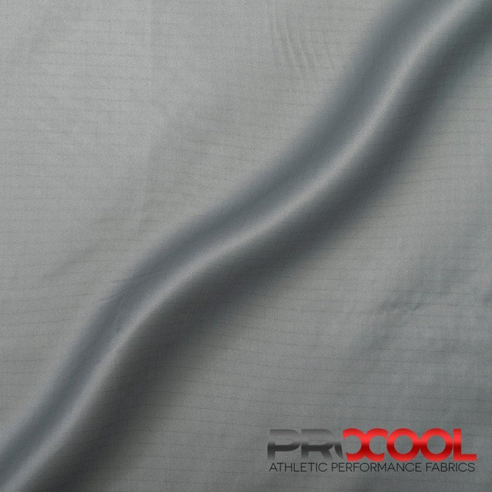 Nylon Ripstop Hydrophobic Fabric (W-325) with HypoAllergenic in Grey. Durability meets design.