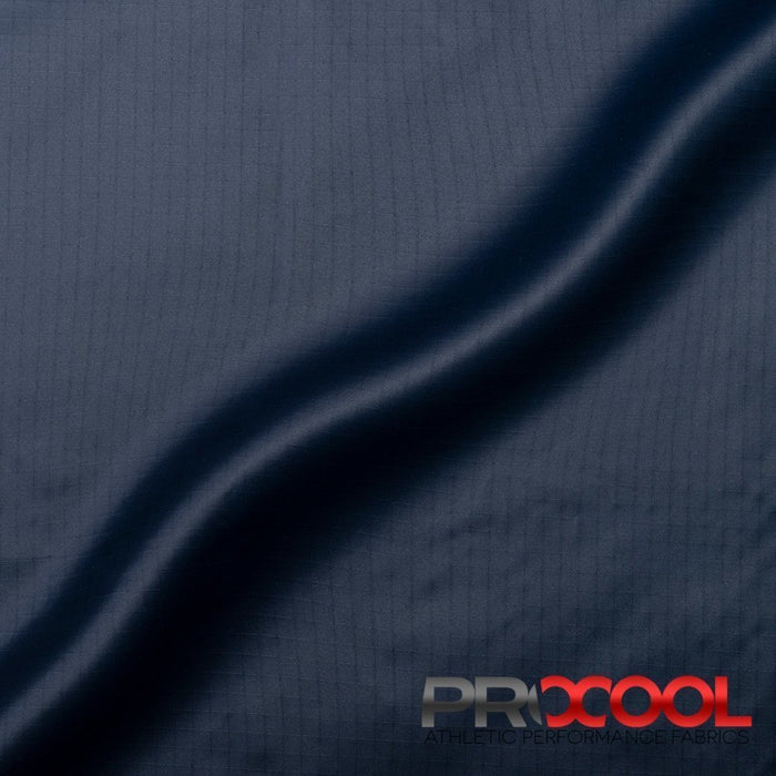 ProCool MediPlus® Medical Grade Level 3 Barrier PolyNylon Fabric (W-585) in Medical Navy Blue, ideal for Bed Liners. Durable and vibrant for crafting.