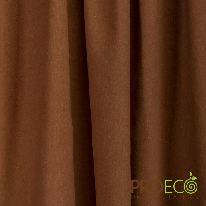 ProECO® Organic Cotton Twill Sateen Fabric Rosewood Used for Face Masks
