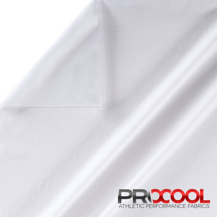 ProCool® TransWICK™ Sports Jersey LITE CoolMax Fabric White Used for Nursing pads