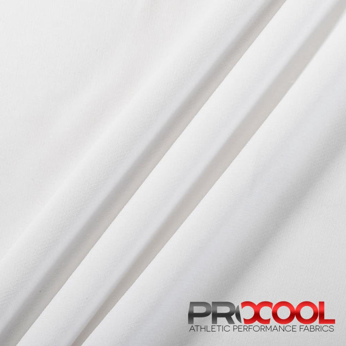 ProCool® TransWICK™ Sports Jersey LITE Silver Fabric White Used for Dish mats