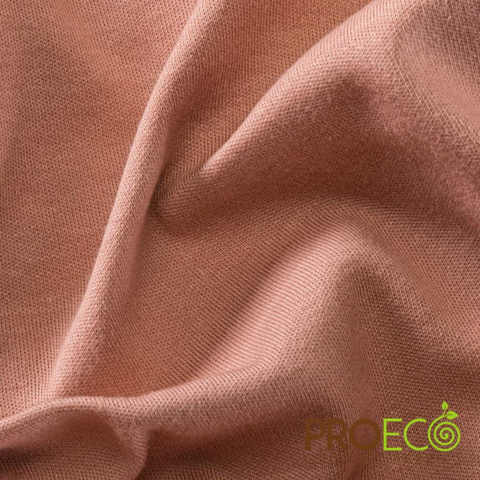 ProECO® Organic Cotton Interlock Fabric Rosewood Used for Dish mats
